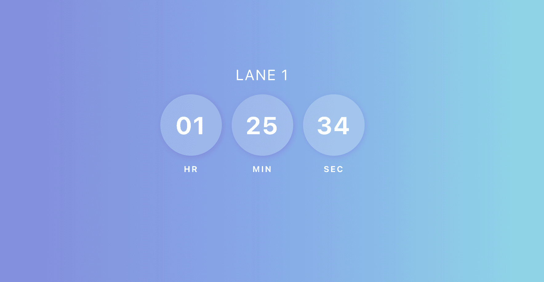 Rounded Digital Timer Theme